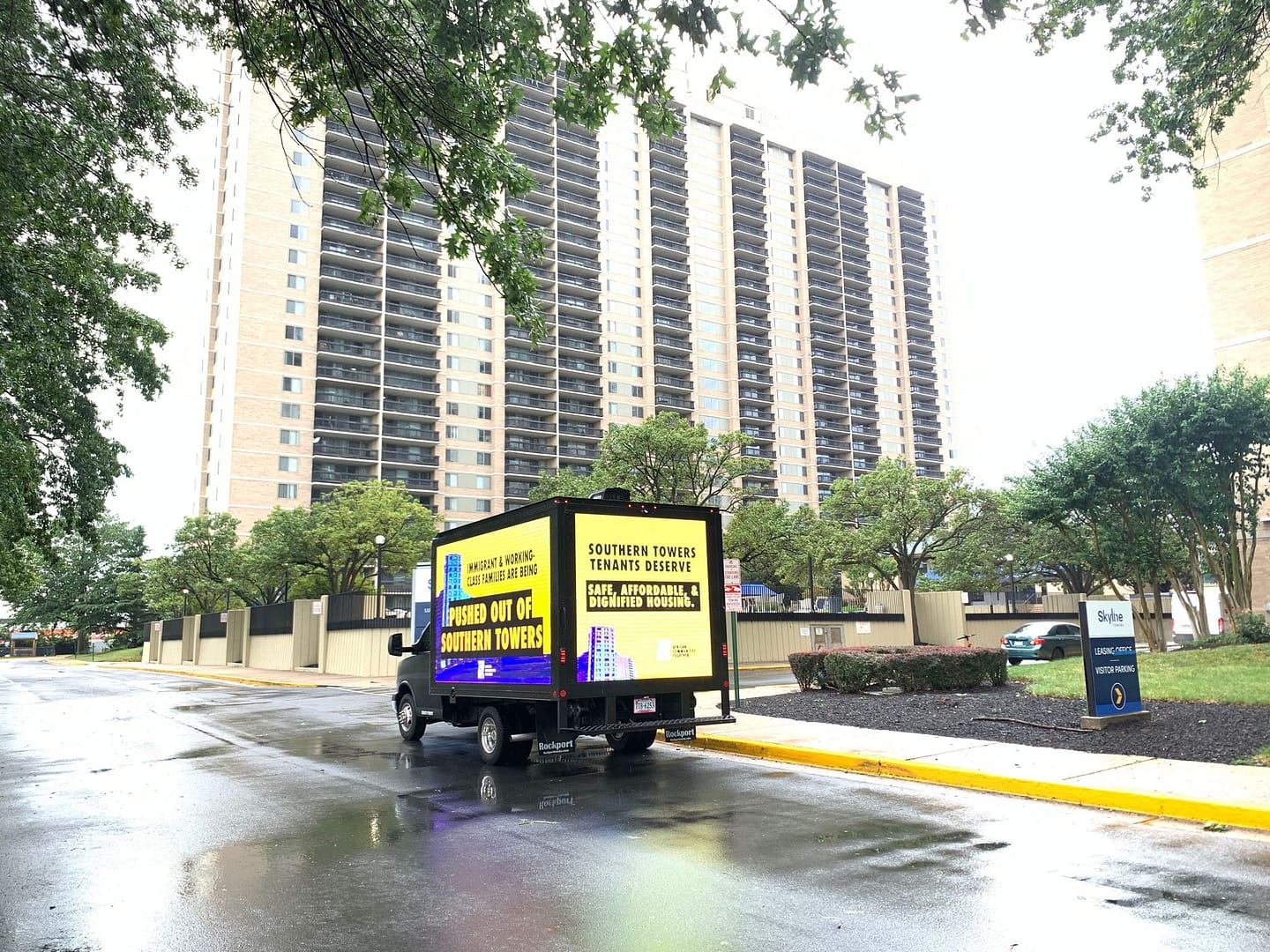 Sporting Event Advertising Truck