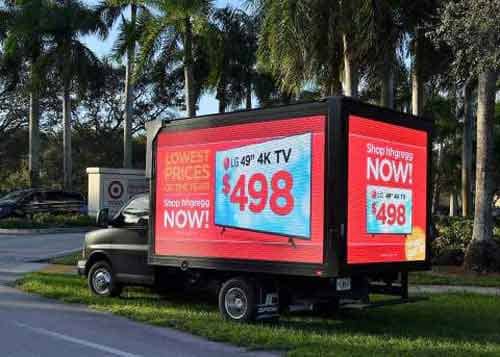 Retail Ad Truck Rental